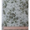 Tela patchwork japonés YUWA flores verde