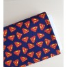 Tela de patchwork logo Superman azul - 2