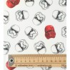 Tela de patchwork Star Wars soldados blanco