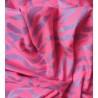 Tela elástica para ropa de deporte rosa iridiscente - 2