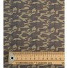 Tela de algodón estampado camuflaje