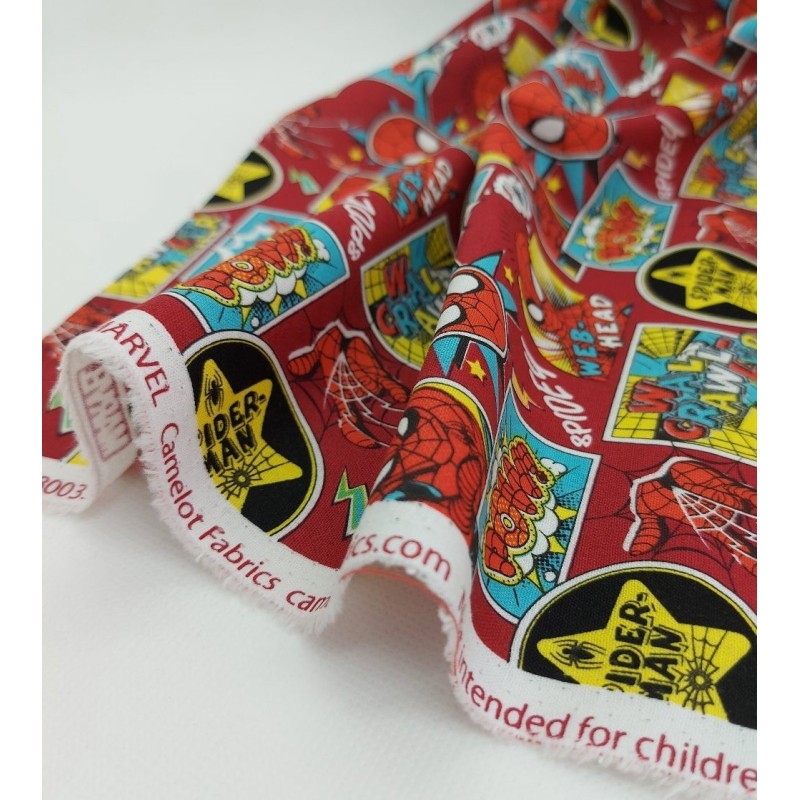 Tela de patchwork Marvel Spiderman