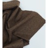 Tela de 100% lana escocesa tweed marrón