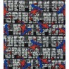 Tela de patchwork Marvel Spiderman graffiti