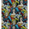 Tela de patchwork DC comics heroínas - 4