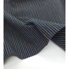 Retal 45cm x 110cm tramado japonés rayas azul marino