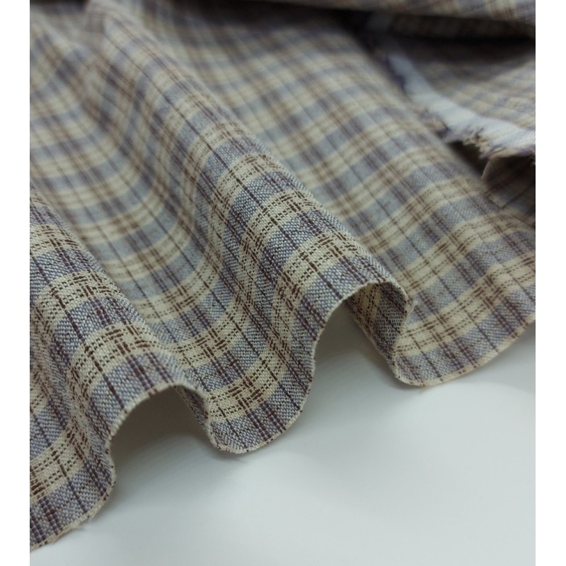 Retal 45cm x 110cm tramado japonés cuadros morado
