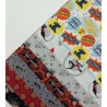Pack de 7 retales patchwork americano licencias