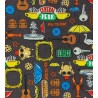 Tela de patchwork Friends - Central Perk