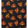 Tela patchwork logo Superman negro - 4