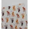 Retal 45x190cm Punto de algodón cervatillos crema - 2