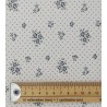 Viscosa floral blanco/azul - últimos 2m