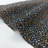 Viscosa floral negro/azul - últimos 2 m
