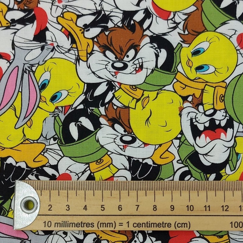 Tela patchwork americano personajes Looney Tunes