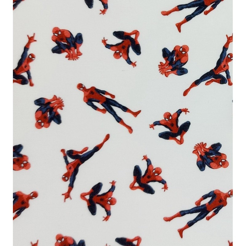 Tela de algodón Spiderman