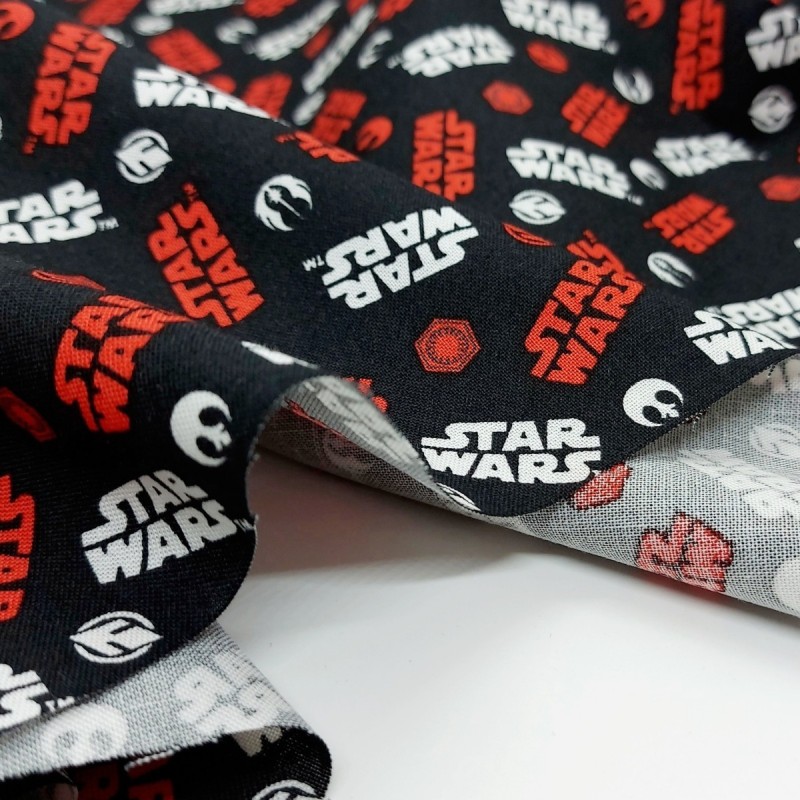 Tela de patchwork Star Wars logo