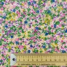 RETAL 35CM Popelín de algodón flor liberty aciano