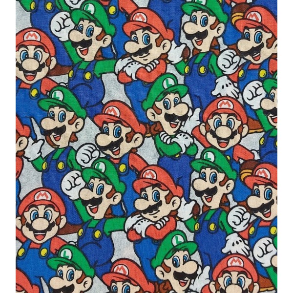 Tela de patchwork Super Mario