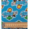 Tela patchwork Superhéroes kawaii - 2