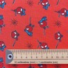 Tela patchwork Spiderman kawaii rojo - 2