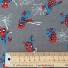 Tela patchwork Spiderman kawaii gris - 2