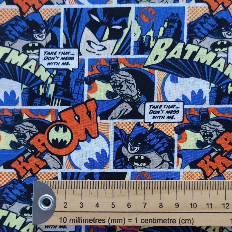 Tela de patchwork Batman comic