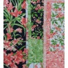 Pack de 7 retales patchwork lirios