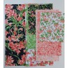 Pack de 7 retales patchwork lirios - 2
