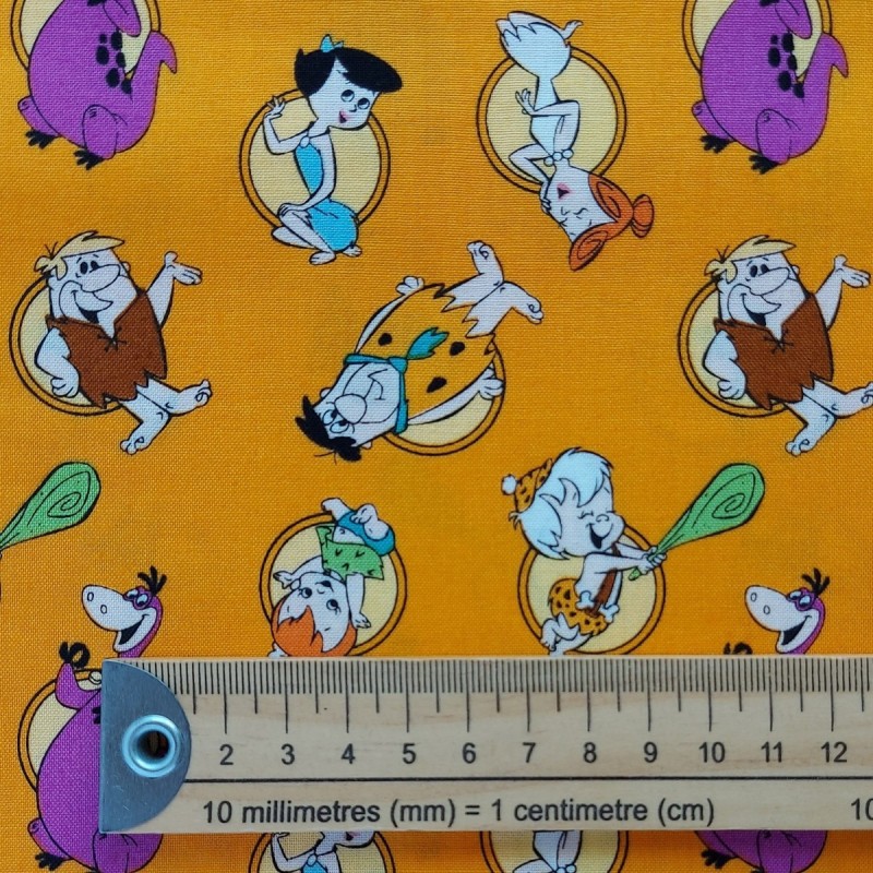 Tela de patchwork Los Picapiedra