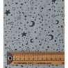 Viyela algodón orgánico estrellas/gris - 3