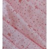 Viyela algodón orgánico estrellas/rosa - 2