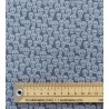 Tela de algodón calavera gris - 2