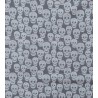 Tela de algodón calavera gris - 3