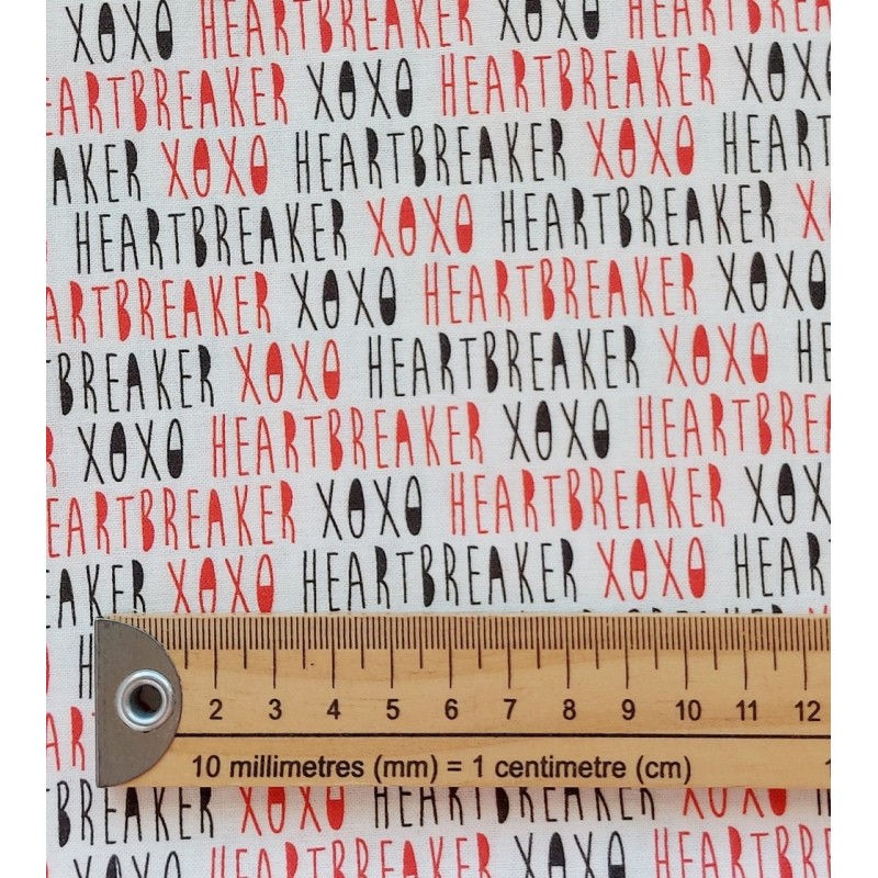 Patchwork americano XOXO heartbreaker