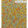 Viscosa floral mostaza/multicolor - últimos 2 m - 3