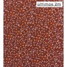 Viscosa floral - marrón/naranja - últimos 2 m - 2