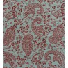 Doble gasa paisley menta