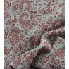 Doble gasa paisley menta - 2