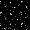 Tela de patchwork estrellas - brilla en oscuridad 'Hocus Pocus'
