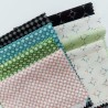 Pack de 8 retales patchwork caleidoscopio