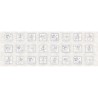 Tela patchwork Roly Poly Snowmen panel