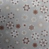Tela de algodón navidad - copos de nieve