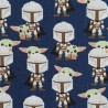 Tela patchwork Star Wars Baby Yoda kawaii - 2