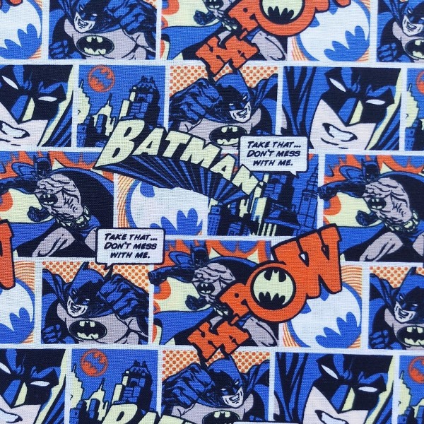Tela de patchwork Batman comic