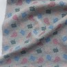 Punto piqué paisley - gris - 2