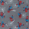 Tela patchwork Spiderman kawaii gris - 3
