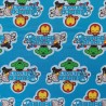 Tela patchwork Superhéroes kawaii - 3