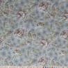 Tela patchwork japonés YUWA rosas azul - 2