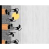 Patchwork Hocus Pocus: border Stray cat strut - 2
