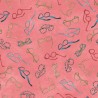 Tela americana Readerville: Reading glasses - rosa